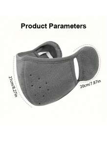 2w1 Zimowa ciepła maska na twarz Nauszniki Męskie Unisex Zimnoodporna Osłona twarzy Na zewnątrz Jazda na rowerze Piesze wycieczki Narciarstwo Ocieplacz uszu Maska