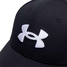 Under Armour 男士运动棒球帽户外防晒休闲高尔夫帽 - 黑色-白 - 查看 3