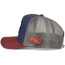 Men's Street Baseball Cap - Blue/Burgundy - View 4