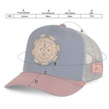 Men's Street Baseball Cap - Blue/Burgundy - View 7
