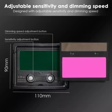 Welding Mask Welding Helmet Auto Darkening, True Color Solar, Welding Mask Auto Darkening, Welders Mask, Welding Helmets - Black - View 6