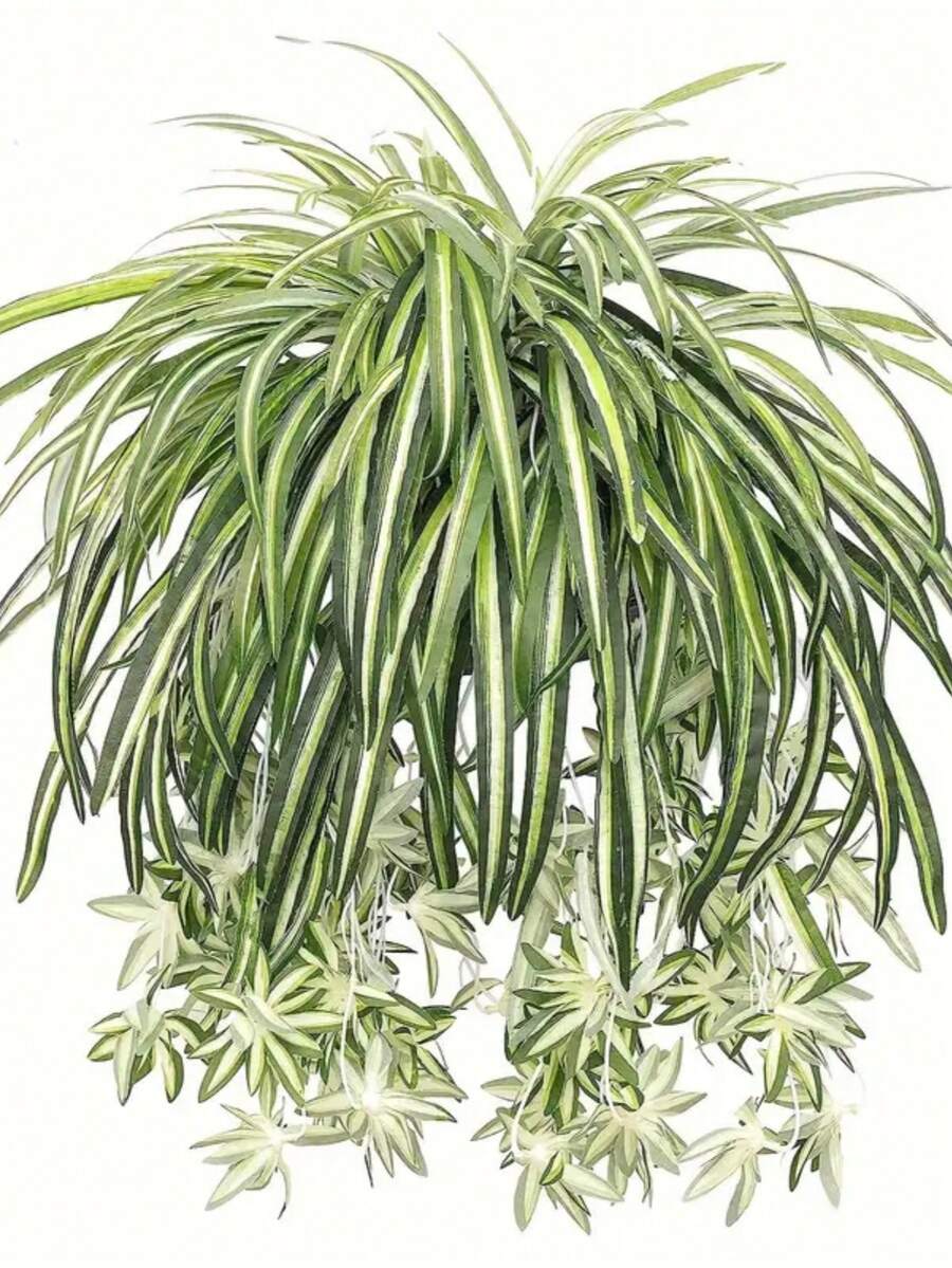1 pieza Planta suculenta colgante artificial, decoración de pared con planta de helecho falsa
