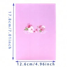 1 张樱桃心形 3D 弹出式贺卡，附迷你便条卡和信封。这是一张手工纸制节日邀请卡，适合用作装饰品。它是情侣们互相表达爱意的礼物。 - 粉色 - 查看 2