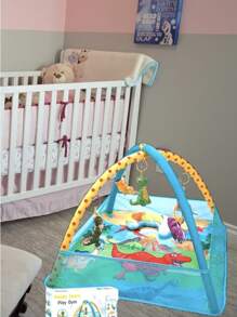 Centro de Actividades de entrenamiento Psicomotrices para bebe - Verde - Ver 3