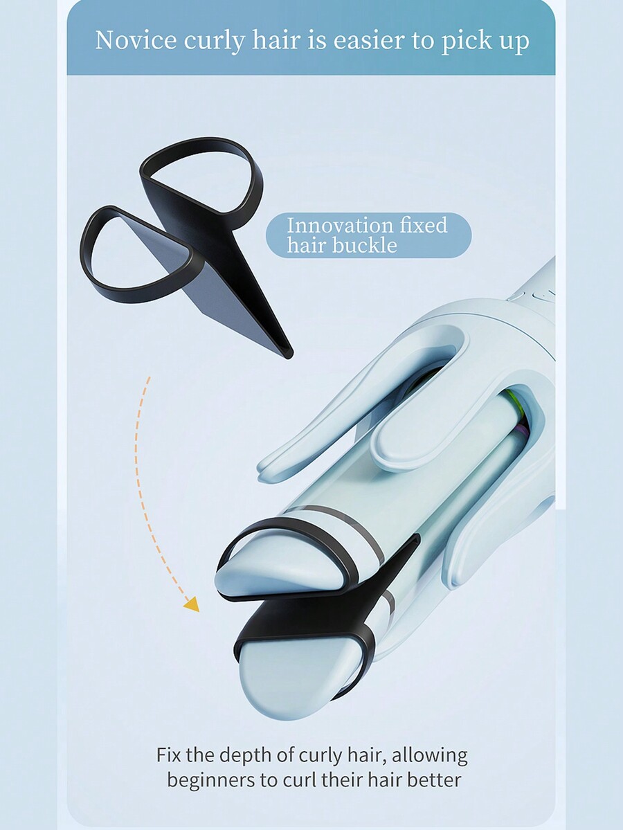 Automatic Curler 32mm Barrel, 4 Temperature Modes, Negative Ion