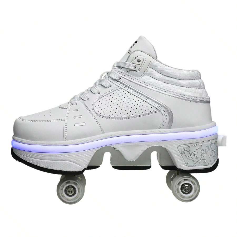 Hidden Wheel Roller SkatesCan Hide Adult 4Wheel Automatic Skates