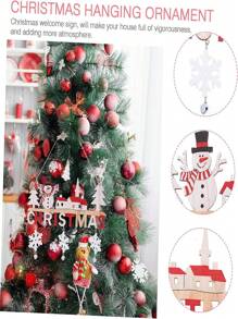 1 mặt dây chuyền biển báo cửa ông già Noel, đồ trang trí treo cửa ngày lễ, mặt dây chuyền Giáng sinh hoạt hình sáng tạo, hình dạng độc đáo, dễ treo, đồ trang trí Giáng sinh và năm mới, thích hợp cho tiệc Giáng sinh, trang trí nội thất cây thông Noel, trang trí cảnh, trang trí phòng, trang trí nhà cửa, mặt dây chuyền trang trí cửa sổ, trang trí tiệc ngày lễ, đồ trang trí Giáng sinh, đồ trang trí mùa đông, đồ trang trí Giáng sinh ngoài trời - Nhiều màu - Xem 9