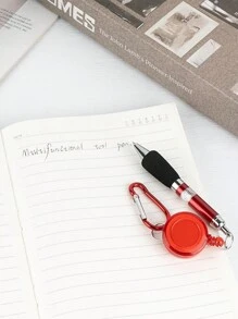 1 buc/6 buc breloc retractabil cu suport pentru card de identitate, insignă, cu cârlig și buclă, perfect pentru a deține carduri de identitate, chei și unelte mici. Cadou suvenir accesorii auto, breloc pentru geantă școală, drăguț gotic Y2k