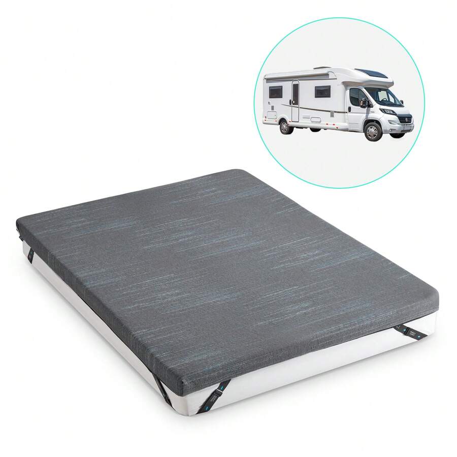 LINSY LIVING 3.5 Inch Gel Memory Foam Mattress Topper Full Size