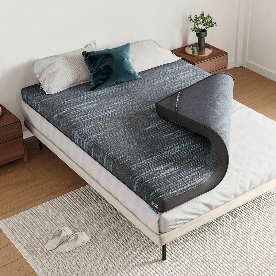 LINSY LIVING 3.5 Inch Gel Memory Foam Mattress Topper Full Size