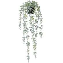 4pcs Artificial Hanging Plants, Potted Green Faux Grass & Ferns Plant, Fake Succulent Plant Hangers, Mandala Vine, Ivy For Wall Shelf, Home, Yard, Garden, Indoors And Outdoors Decoration, Valentine Day, Gift Gifts Birthday Graduation