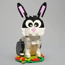 LEGO 兔年 40575：适合 8 岁以上儿童的有趣积木玩具，农历新年庆祝活动的完美礼物，激发创造力和想象力，可爱的收藏装饰品 - 40575 - 查看 3