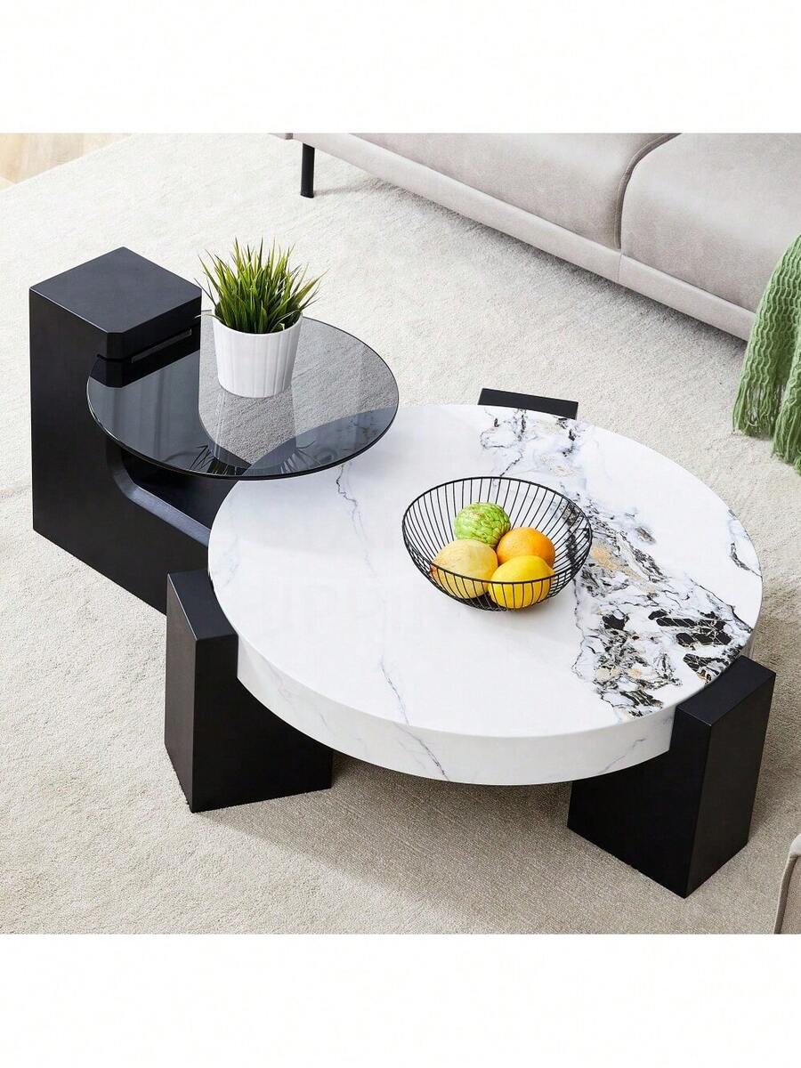 The Detachable DoubleDecker Coffee Table, The Stylish Design Is More