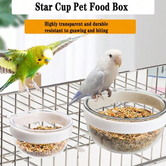 1 pezzo Contenitore porta cibo, ciotola mangiatoia con motivo tigrato, pappagallo, peonia e fenice, accessorio per animali domestici, set di ciotole grandi e piccole, forniture per cibo e sabbia igienica