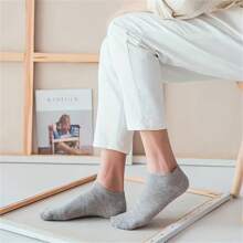 5 Pairs Of Solid Color Thin Socks, Moisture Wicking, Comfortable And Lightweight Low Cut Socks, Suitable For Both Men And Women, Suitable For Teenagers To Wear Outdoors