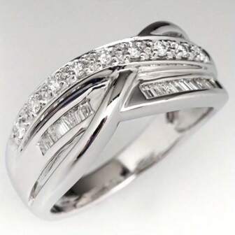 1 件简约闪亮光环戒指，镶嵌闪亮方晶锆石，优雅订婚/承诺戒指，情人节、圣诞节送给女士/女孩的礼物