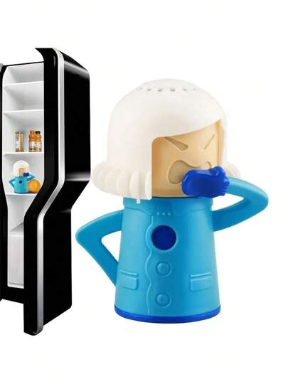 1 pieza Desodorante de refrigerador, Eliminador de olor de desodorante de refrigerador, Limpiador de refrigerador Eliminador de ambientador de olor de congelador, Purificador de aire de bicarbonato de sodio reutilizable