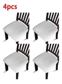 1/2/4/6pcs Striped Corn Pattern Chair Seat Pad Cushion Cover - Multicolor - View 24