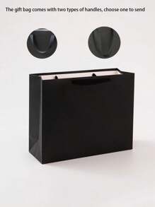 2 件可折叠礼品盒，礼品包装盒，适合送给家人和朋友，节日礼物 - 黑色套裝 - 查看 5