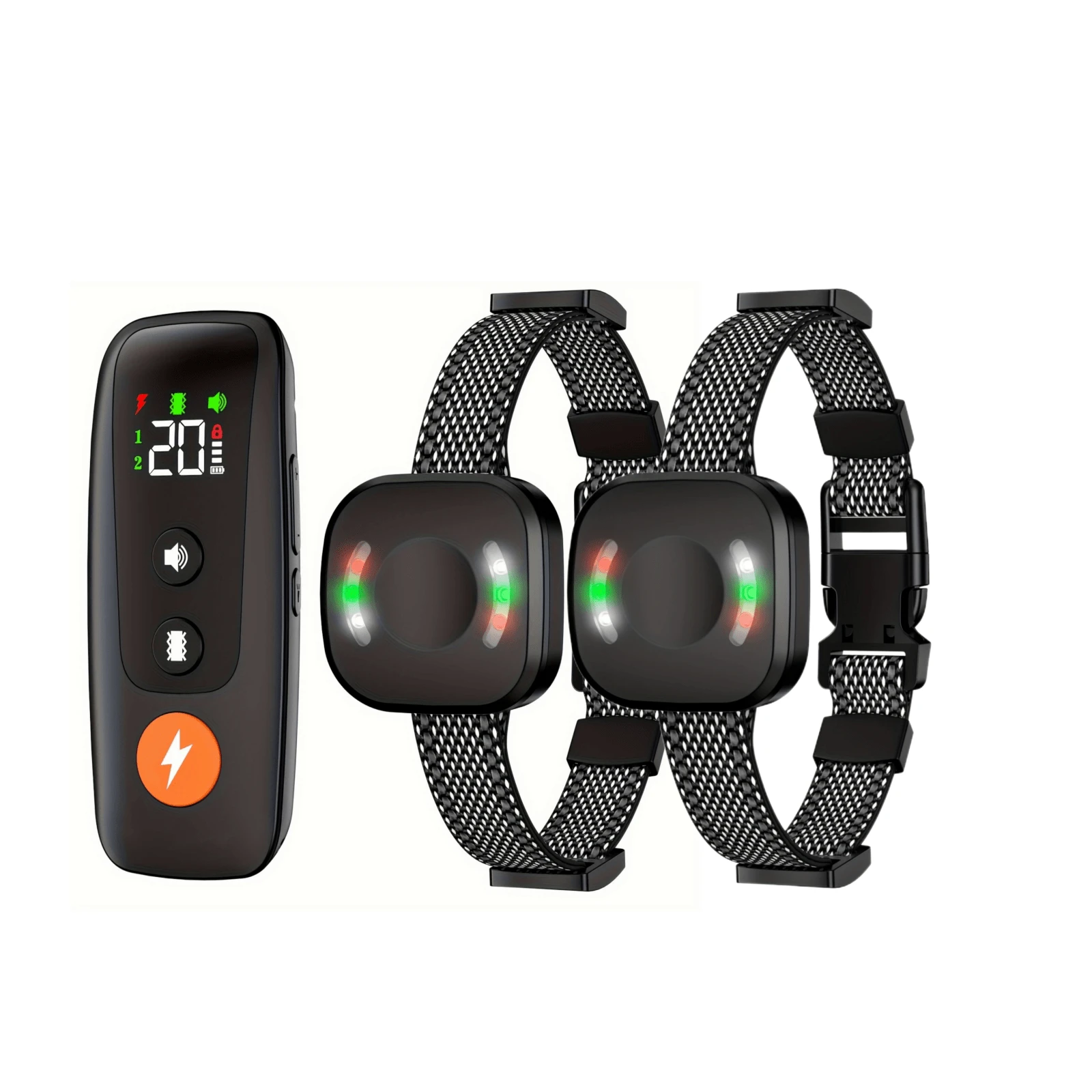 Rechargeable AntiBark Dog Collar Smart Bark Control Collar With