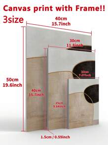 3 Piezas Pintura decorativa de pared moderna de geometría dorada, arte abstracto en lienzo con líneas geométricas doradas y negras, para decoración de dormitorio, sala de estar u oficina, estética