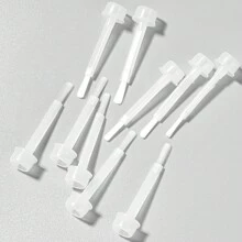 20 件/套一次性凝胶抛光刷头，白色替换刷头，适用于美甲凝胶、聚凝胶、指甲油、美甲初学者礼物、美甲用品、美甲工具、美甲工具、返校、指甲、按压指甲的美甲工具、修甲修脚工具 - 彩色 - 查看 5