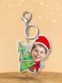 1 móc khóa Acrylic hình ảnh Giáng sinh tùy chỉnh, móc khóa ảnh chân dung cá nhân, móc khóa ảnh chân dung nền tùy chỉnh, quà tặng Giáng sinh, quà tặng cặp đôi cho cô ấy/anh ấy, móc khóa kỷ niệm độc quyền tùy chỉnh, thích hợp cho mẹ, bố, chồng, vợ, bạn trai, bạn gái - Nhiều màu - Xem 9