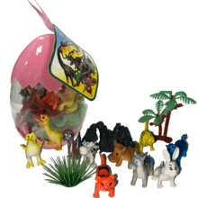 Huevo Con Animales De Diferentes Especies Granja Safari Insectos Marinos juguete - Rosa - Ver 1