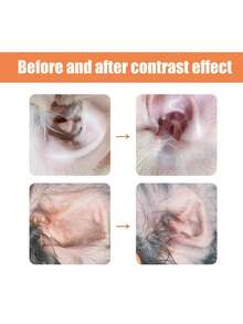 Pet Ear Cleaning Solution, Relief Ear Itching, Clean Ear Debris And Accumulation, Prevent Infection In Cats And Dogs, Safe For Cats And Dogs - Clear - View 8