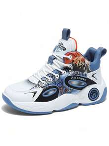 热销男士高帮篮球鞋，适合青少年夏季休闲、户外运动、度假旅行、毕业礼物或生日服装配饰 - 多色 - 查看 16