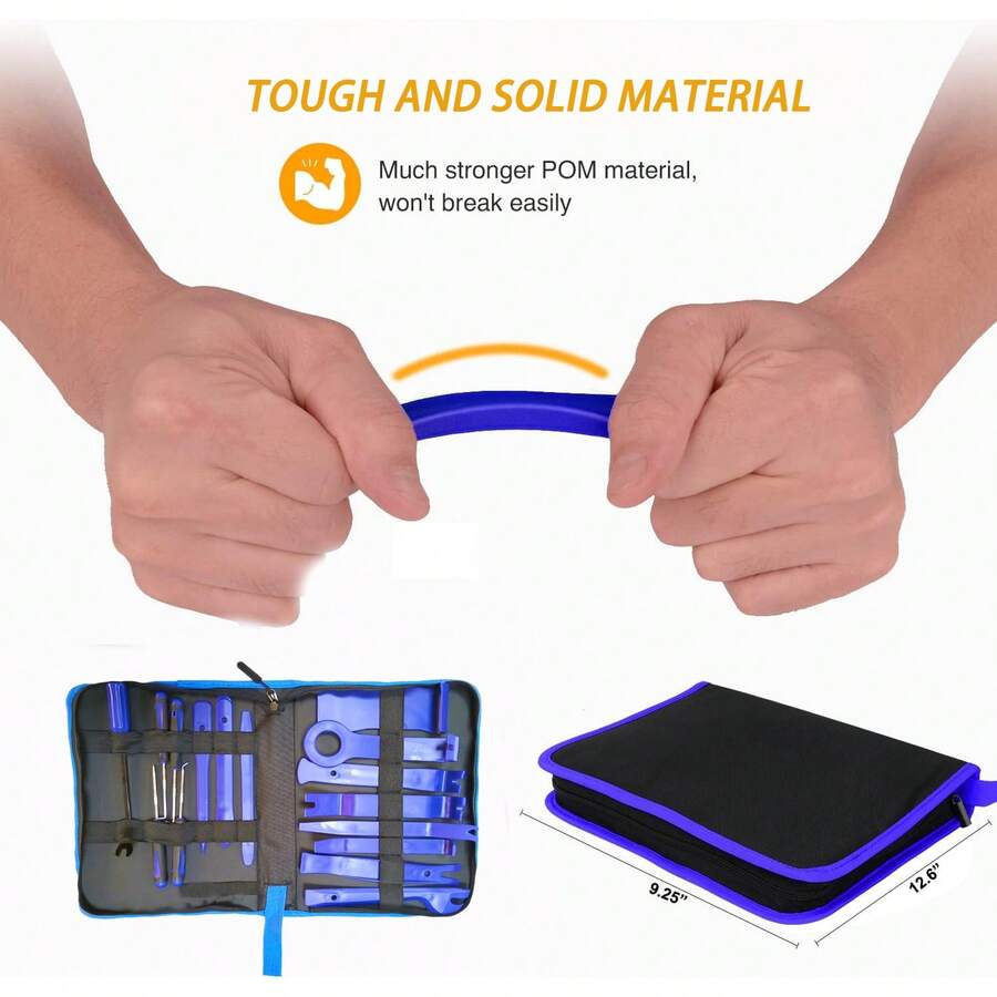 63 Decorative Removal Tools, Automatic Push Pin Bumper Fixing Clamp Kit