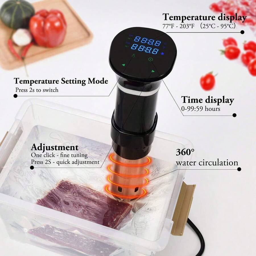 Smang Sous Vide Machine, LowTemperature Slow Cooker, Steak Slow