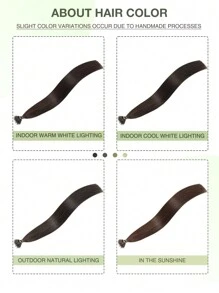 12-22 Inch Nano Ring Real Human Hair Extensions, Smooth Straight Remy Human Hair, Nano Bead Hair Weft, Nano Tip Hair Extensions, For Women - S2 - View 10