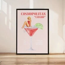 HALFLEMART 1 tấm áp phích cocktail cổ điển, rượu whisky mojito, trang trí phòng khách, không có khung - Nhiều màu - Xem 24