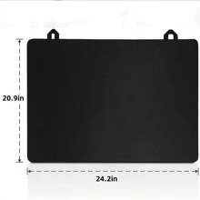 Tampas de Fogão para Fogão Elétrico, Capa de Silicone para Fogão de 28" x 20", Tampa de Cobertura de Vidro Cerâmico Dobrável para Fogão Elétrico, Tapete de Secagem de Pratos para Evitar Arranhões