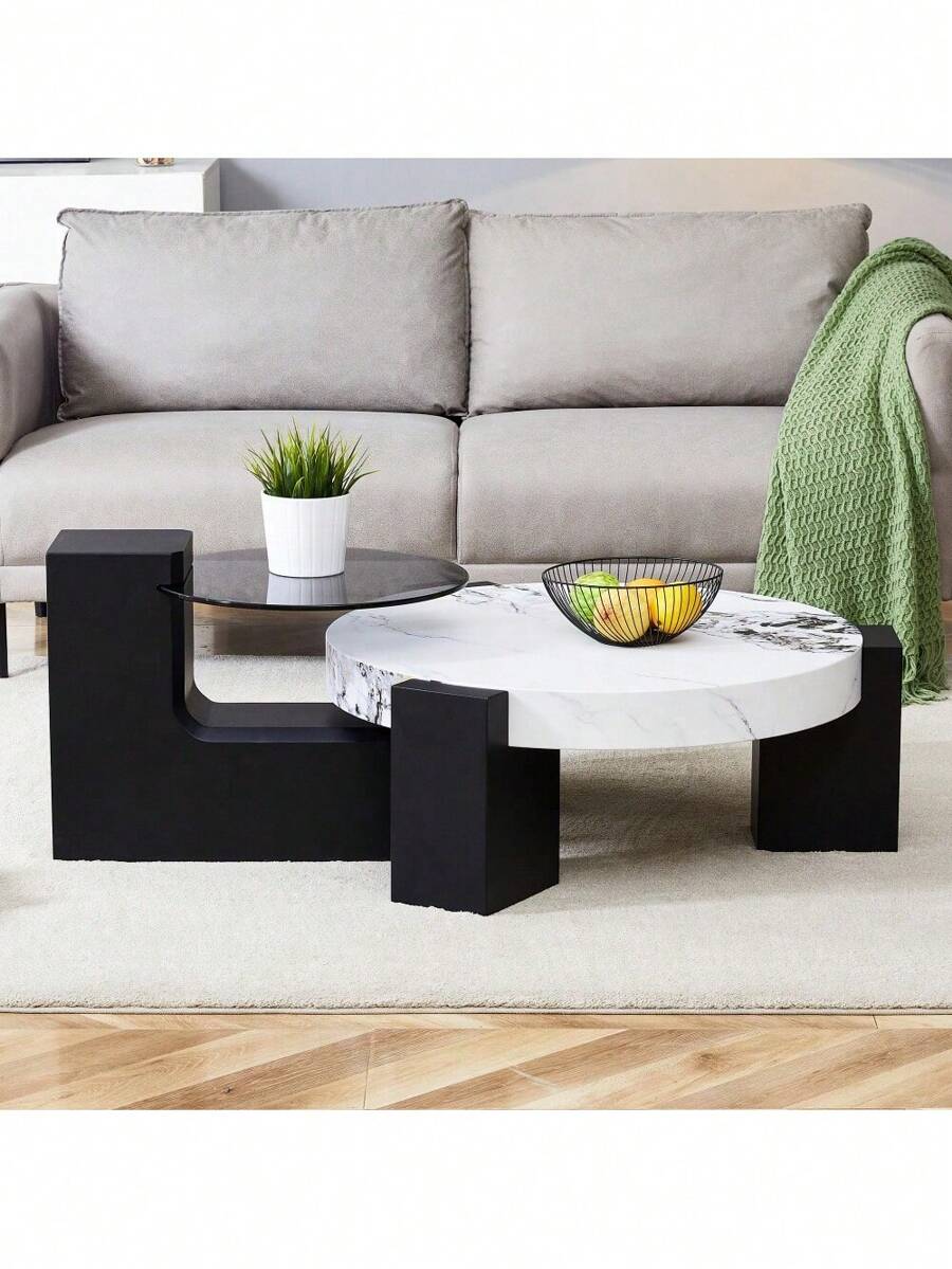 The Detachable DoubleDecker Coffee Table, The Stylish Design Is More