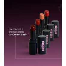 Bala Cream Satin Lipstick Obsidian Ruby Rose - 奧科斯05 - 查看 3