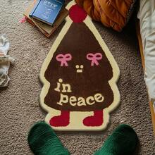 1 件圣诞装饰浴室地毯、迎宾垫、防滑可洗浴缸地毯、浴室浴缸厨房地毯装饰：[多种用途]：这款冬季圣诞圆形地毯可用作厨房垫、门垫、室内门垫和趣味厨房垫。这款可爱的迎宾垫也可作为送给亲朋好友的圣诞礼物。家居浴室装饰、地毯、户外地毯、门垫、秋季装饰、浴室配件、返校季入口装饰 - 款式K - 查看 4