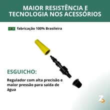 Mangueira De Jardim Reforçada Trançada Completa  Limpeza 30 25 20 15 10 Metros