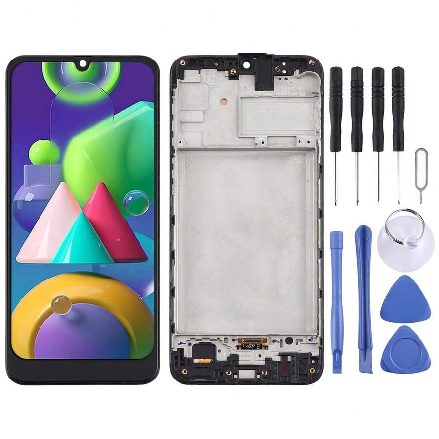 TFT LCD Screen For Galaxy M21 / SMM215 Digitizer Full Assembly With