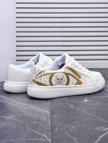 女士时尚舒适运动鞋，适合跑步和慢跑 - 白金 - 查看 5