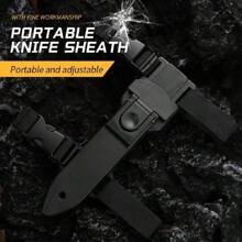 Outdoor Camping Straight Knife, Diving Knife, Suitable For BBQ, Mountaineering, Adventure, Open Box, Multi-Functional Fruit Knife - one-size - View 4