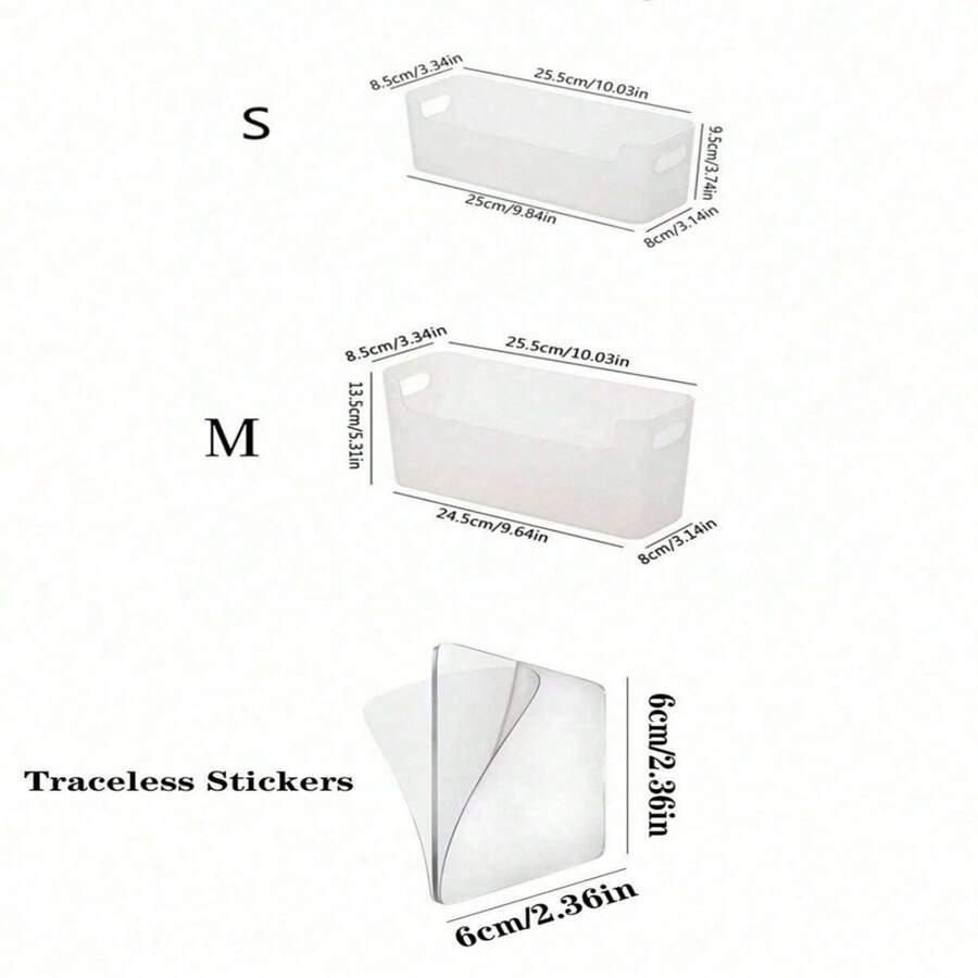 1PC Kitchen WallMounted Storage Box For Doors, NonPerforated