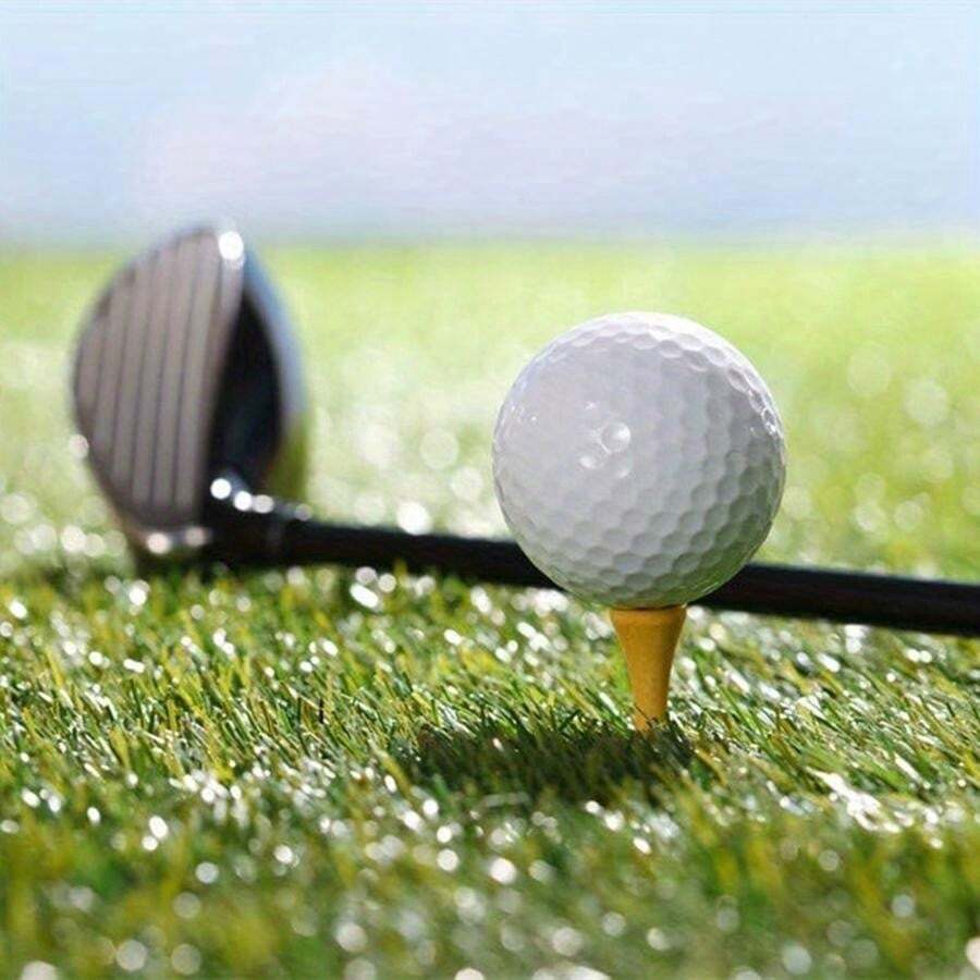 30pcs Golf Tees, 3.25 Inches Length, 20mm Head Width, Enhance Stability