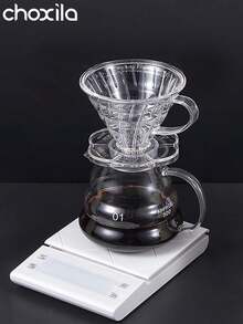 choxila 1 cái phễu lọc cà phê trong suốt, Bộ lọc cà phê, Máy pha cà phê Pour Over V01/V02, Cốc lọc cà phê có thể tái sử dụng, - Bộ lọc cà phê - Xem 5