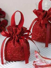 5/10 túi quà tặng tiệc Giáng sinh cao cấp bằng vải rút, túi quà tặng Lễ Tạ ơn, túi quà tặng táo đêm Giáng sinh, túi đựng kẹo Ngày lễ Ba Vua, túi đựng kẹo sinh nhật, túi đựng quà cưới, quà tặng phù dâu - Nhiều màu - Xem 17