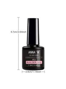 7.5ml ABS Builder Gel, #02 Packaged In A Single Black Plastic Bottle, Features A Professional Formula And A Sleek, Minimalist Design. This Gel Effectively Lengthens Nails, Providing A Refined Appearance For Shorter Nails And Creating More Space For Intricate Nail Designs. It Enhances Nail Hardness, Preventing Breakage And Peeling, Ultimately Strengthening Overall Nail Integrity. The Gel Smoothens Uneven Nail Surfaces, Resulting In A Natural And Transparent Look That Easily Complements Various Nail Design Styles. Its Flexibility Allows For The Creation Of Different Shapes, Adding Depth And Dimension To Nail Art. Suitable For Both At-Home DIY Enthusiasts And Professional Nail Studios.