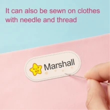 Nhãn tên ủi tùy chỉnh chống thấm nước cho quần áo, bền và có thể giặt bằng máy, hoàn hảo để sắp xếp quần áo cho gia đình, du lịch và sử dụng hàng ngày - Miếng dán ủi dễ dán với thiết kế vui nhộn và độc đáo, lý tưởng cho quần áo, túi xách và phụ kiện - Bền lâu và không phai màu, hoàn hảo để sắp xếp tủ quần áo tại nhà hoặc cá nhân hóa quần áo cho bất kỳ dịp nào - Nhiều màu - Xem 8