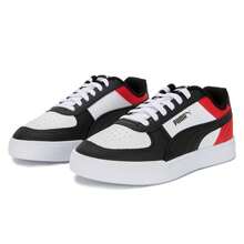 Puma Zapatos para hombre y mujer, zapatillas bajas sencillas para pareja y zapatos casuales. - blanco-negro-rojo - Ver 2