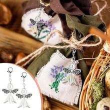 50 cái/bộ DIY Bộ dụng cụ thiên thần hộ mệnh, Vòng tay, Vòng cổ Làm đồ thủ công bằng hạt, Mặt dây chuyền cưới làm lễ rửa tội, Mặt dây chuyền thiên thần hộ mệnh, Cho đồ trang sức cưới DIY Vòng cổ thủ công - Nhiều màu - Xem 2